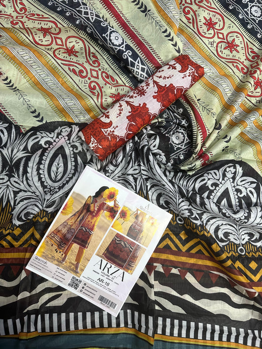 Almeerah ARZA – PRINTED 2PC Premium Lawn Collection