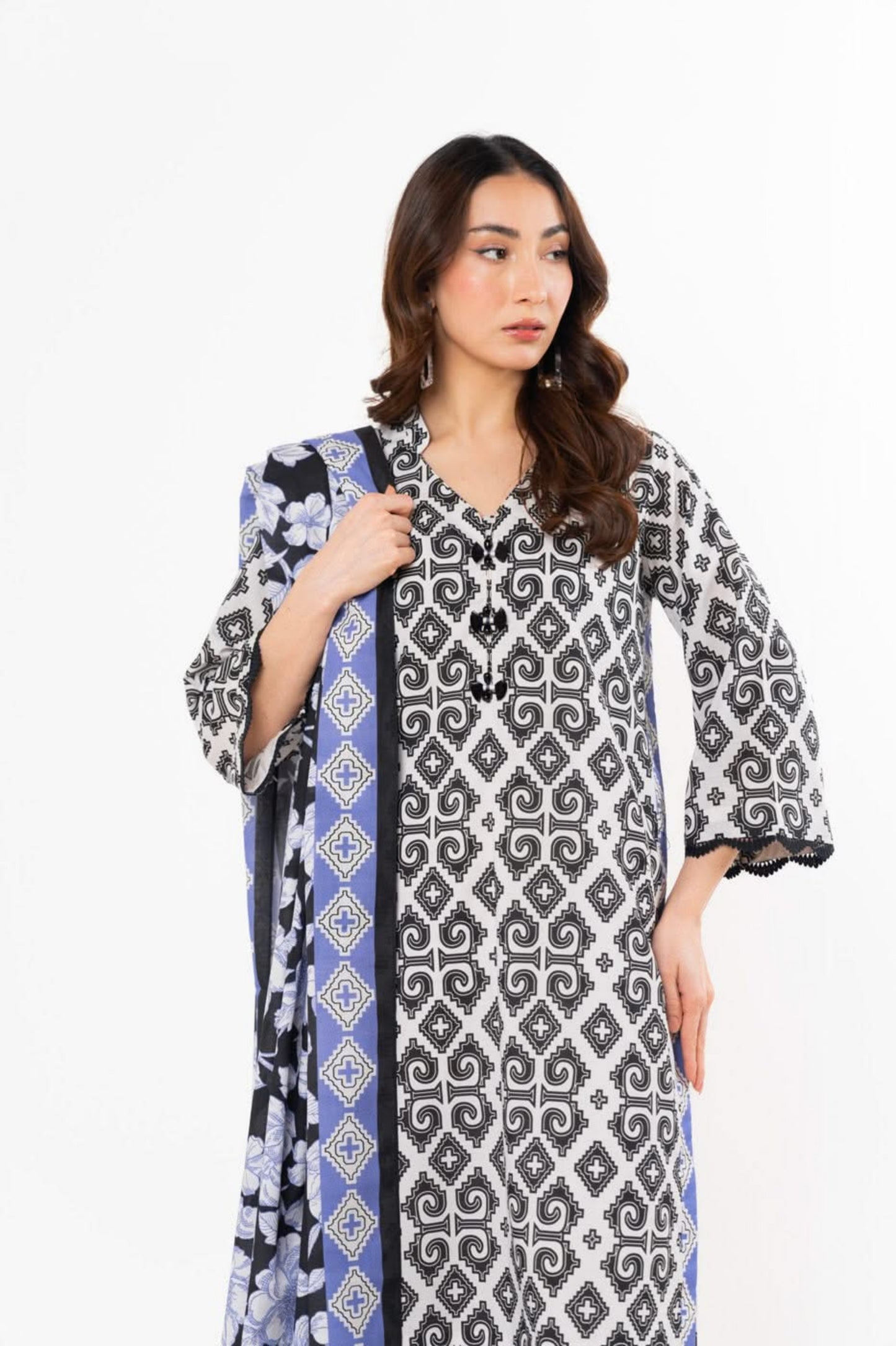Alkaram 100% Original Lawn 3 Piece ๐๐งก