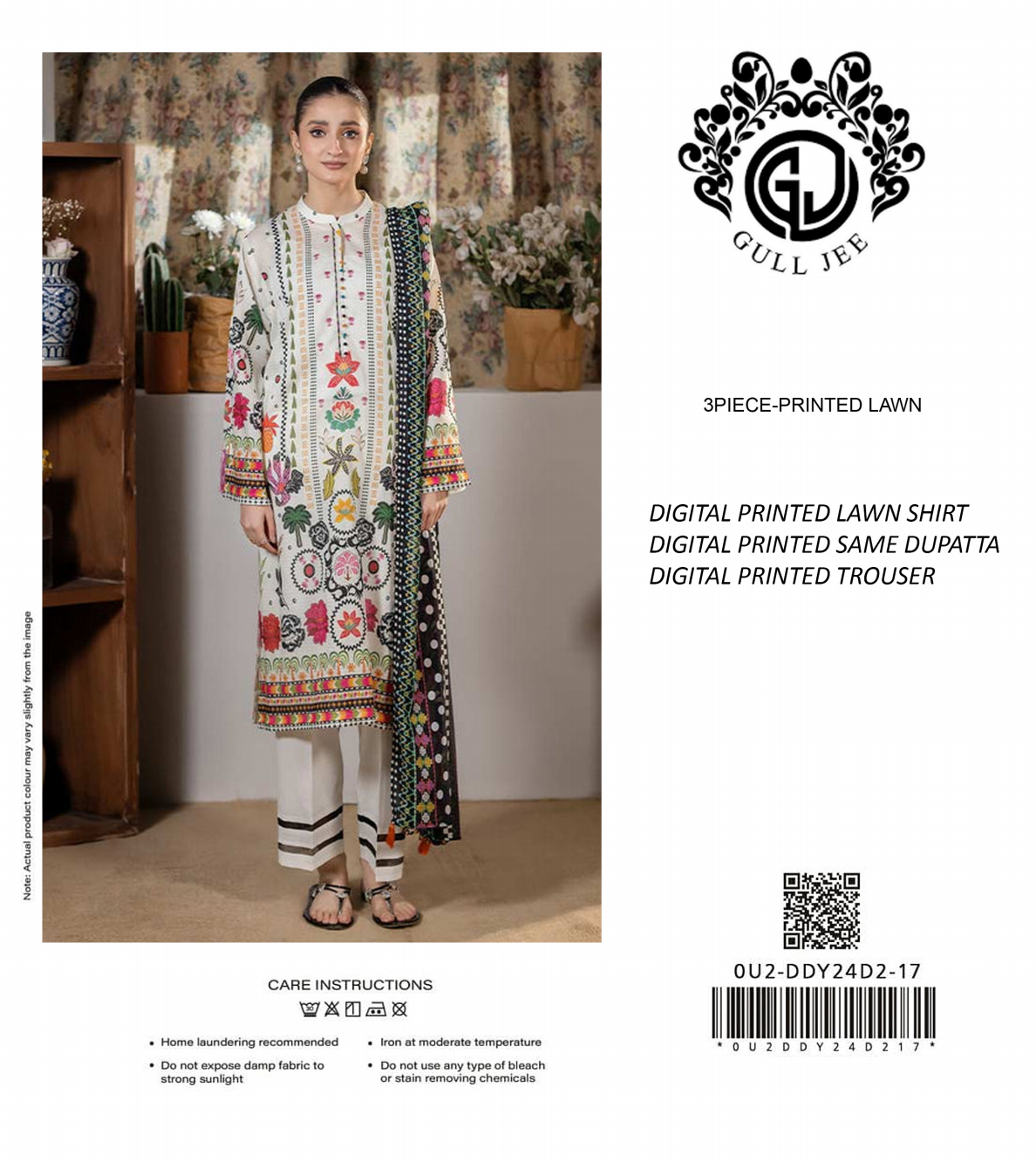 Gull Jee Unstitched Lawn 3 Pieces in Wholesale Price ๐ฅ๐งก