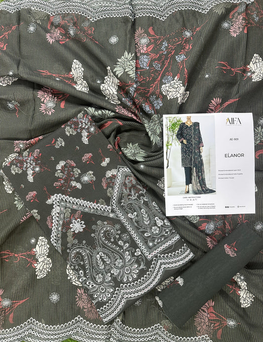 AIFA – ELANOR Collection ΑΕ-909 Embroidered 3 Piece Suit
