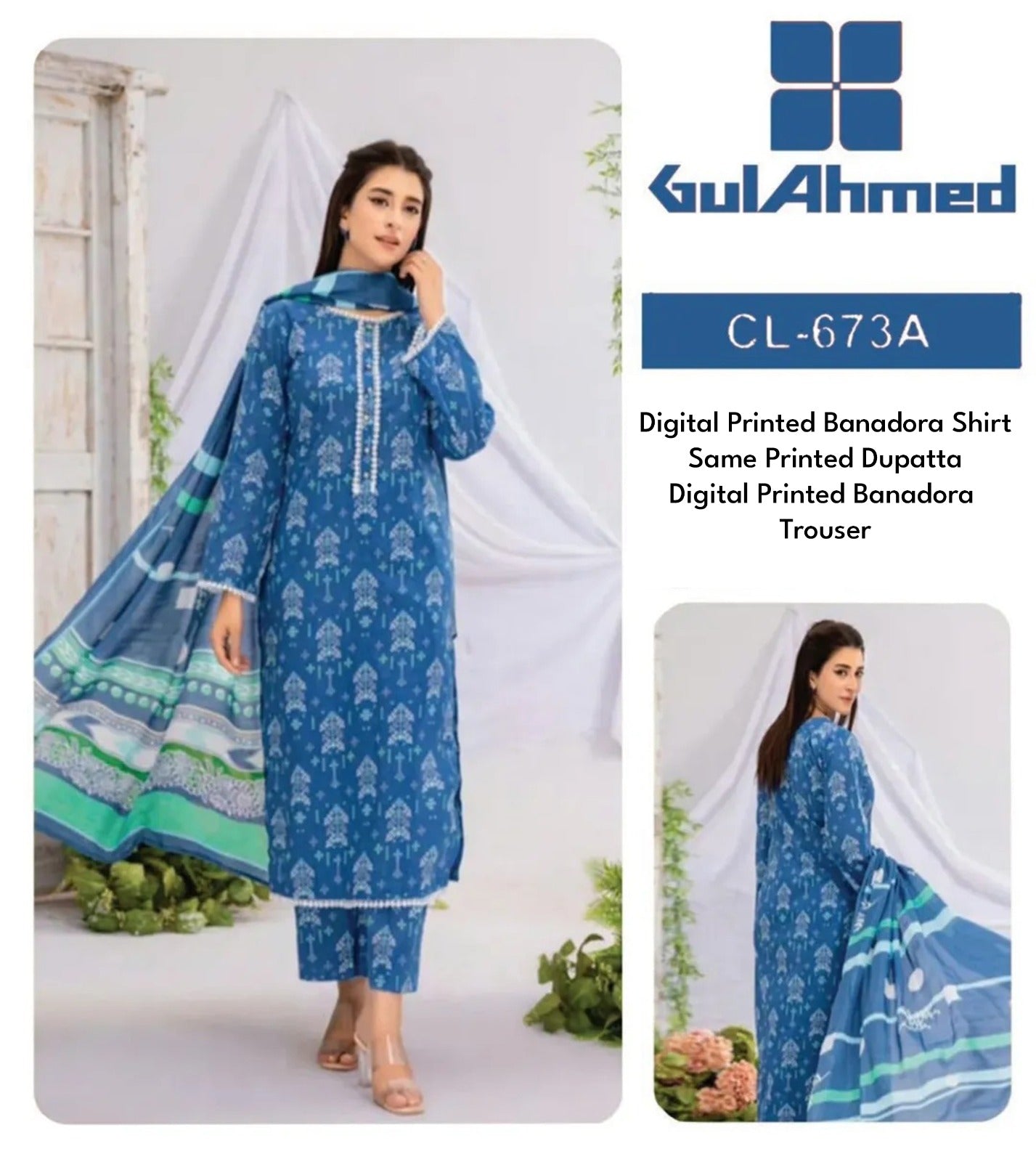 Gulahmed BanaDora 3P Unstitched