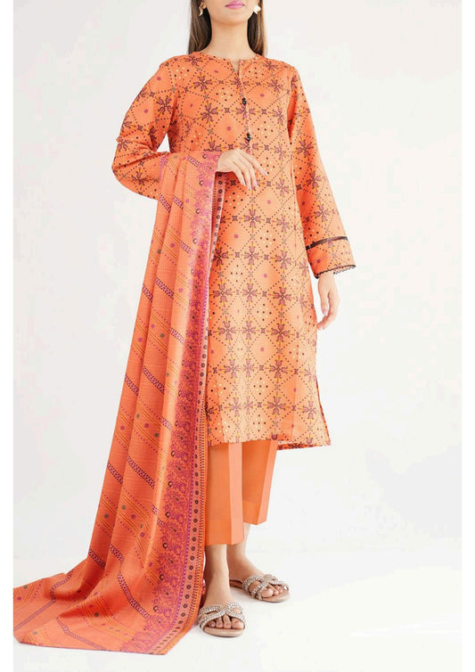 Saya 100% Original Cotton Khaddar 3P