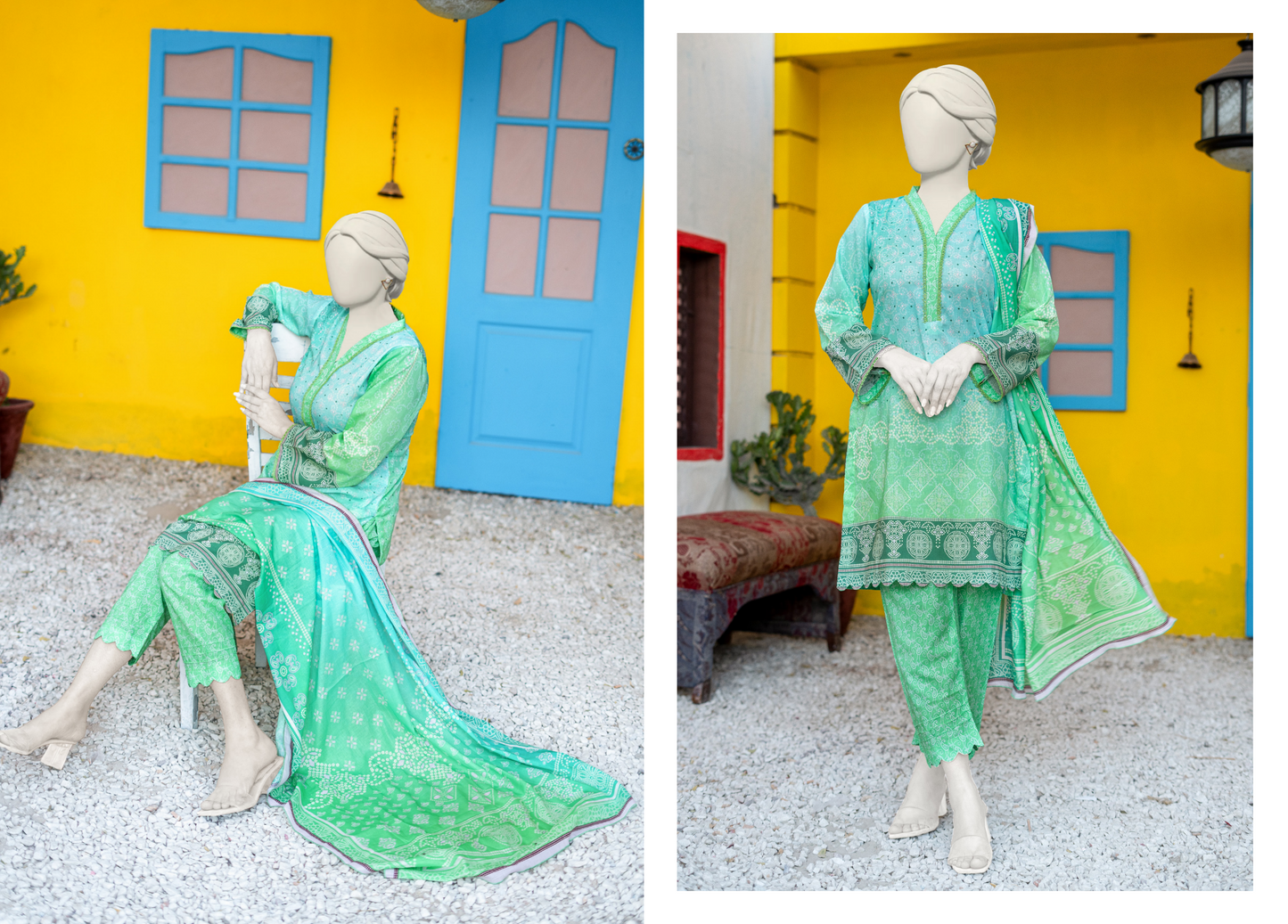 HAYA Fresh Arrival – Digital Printed MEKO Lawn 3PC Collection Design# 9