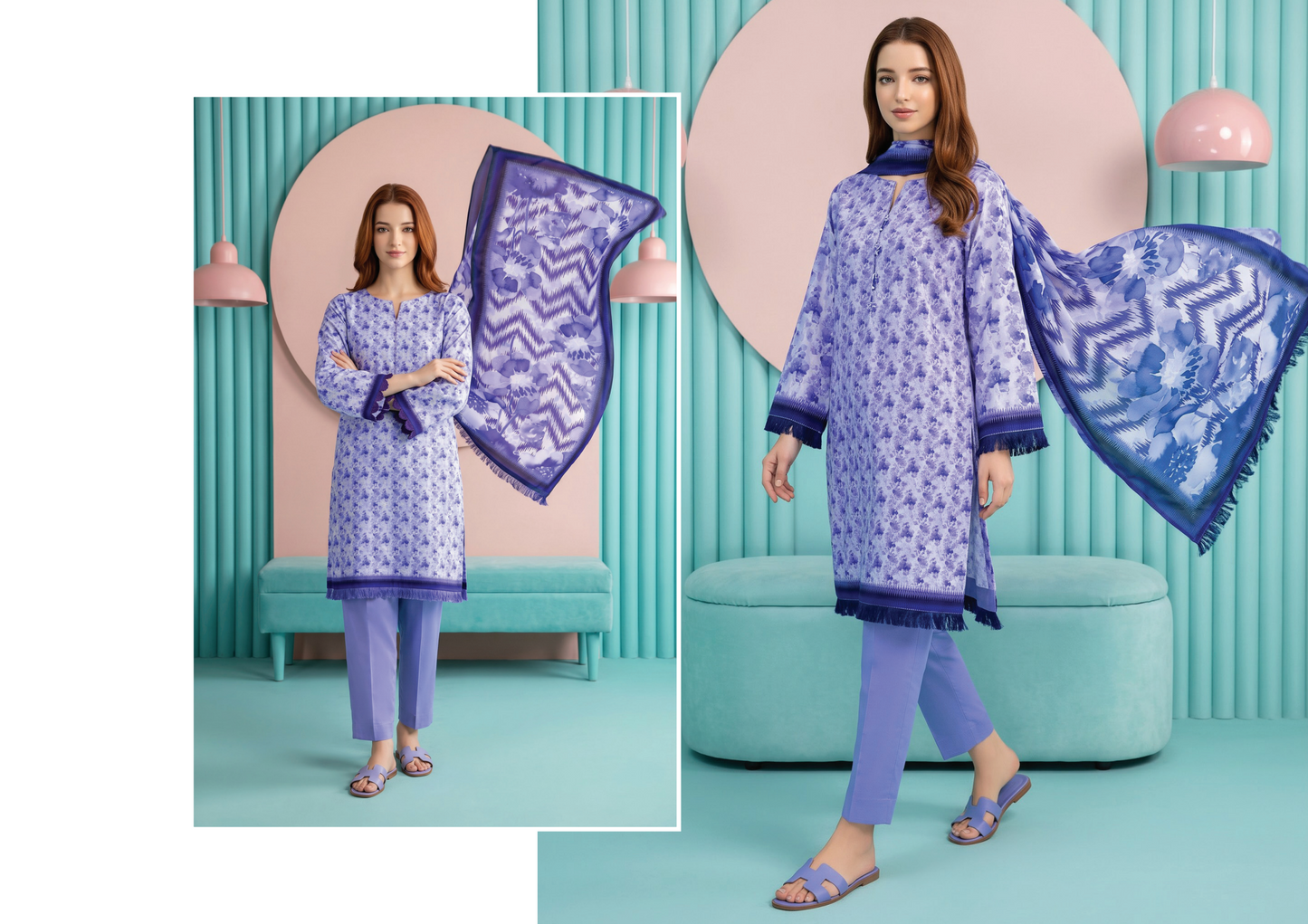 SALINA D-04 DIGITAL PRINTED LAWN 3PCS