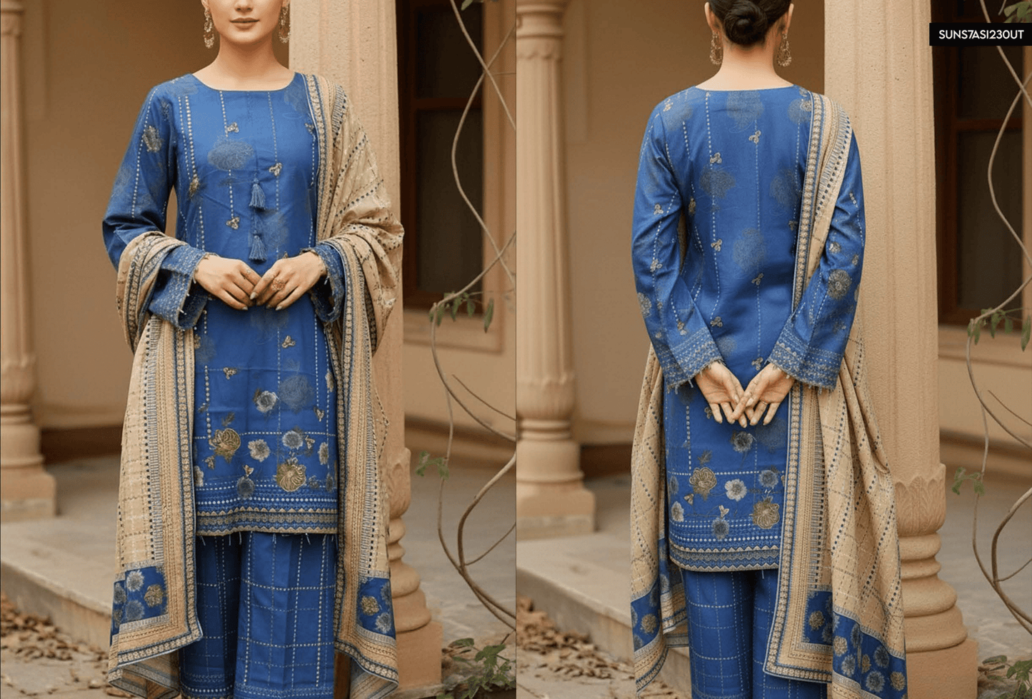 Salitex Khaddar Unstitched 3 Piece ๐ฅโจ