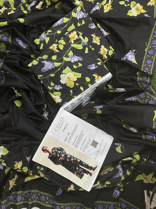 COCO Milary - 10A - PRINTS 3PCS UNSTITCHED COLLECTION