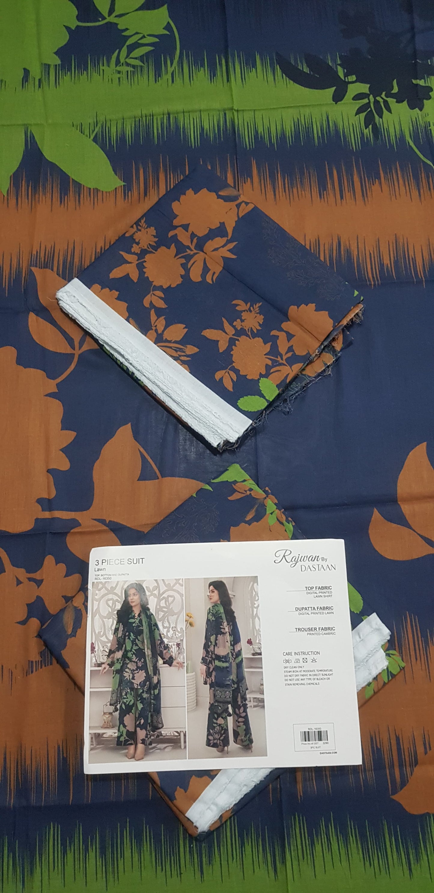 Rajwan by DASTAAN Lawn Unstitched Lawn 100% Original Lawn 3 Pieces ❤️🔥