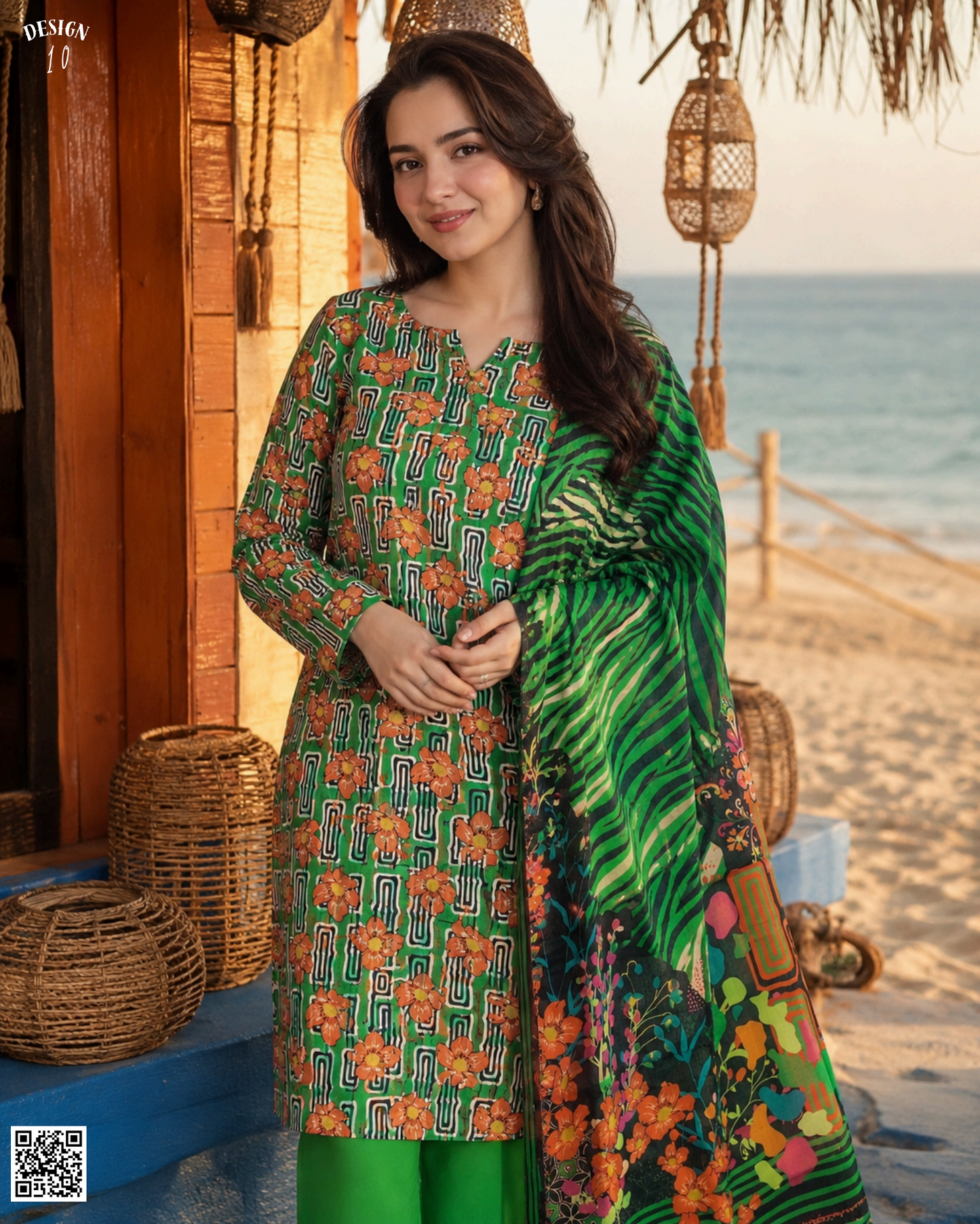 ZAMAN PRINTED UNSTITCHED 3PCS COLLECTION