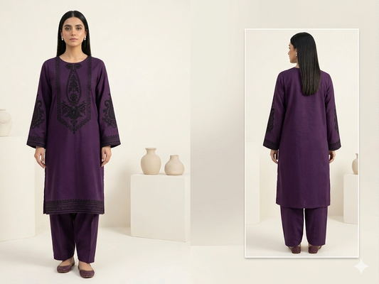 SALITEX 2PC EMBROIDERED UNSTITCHED LAWN COLLECTION