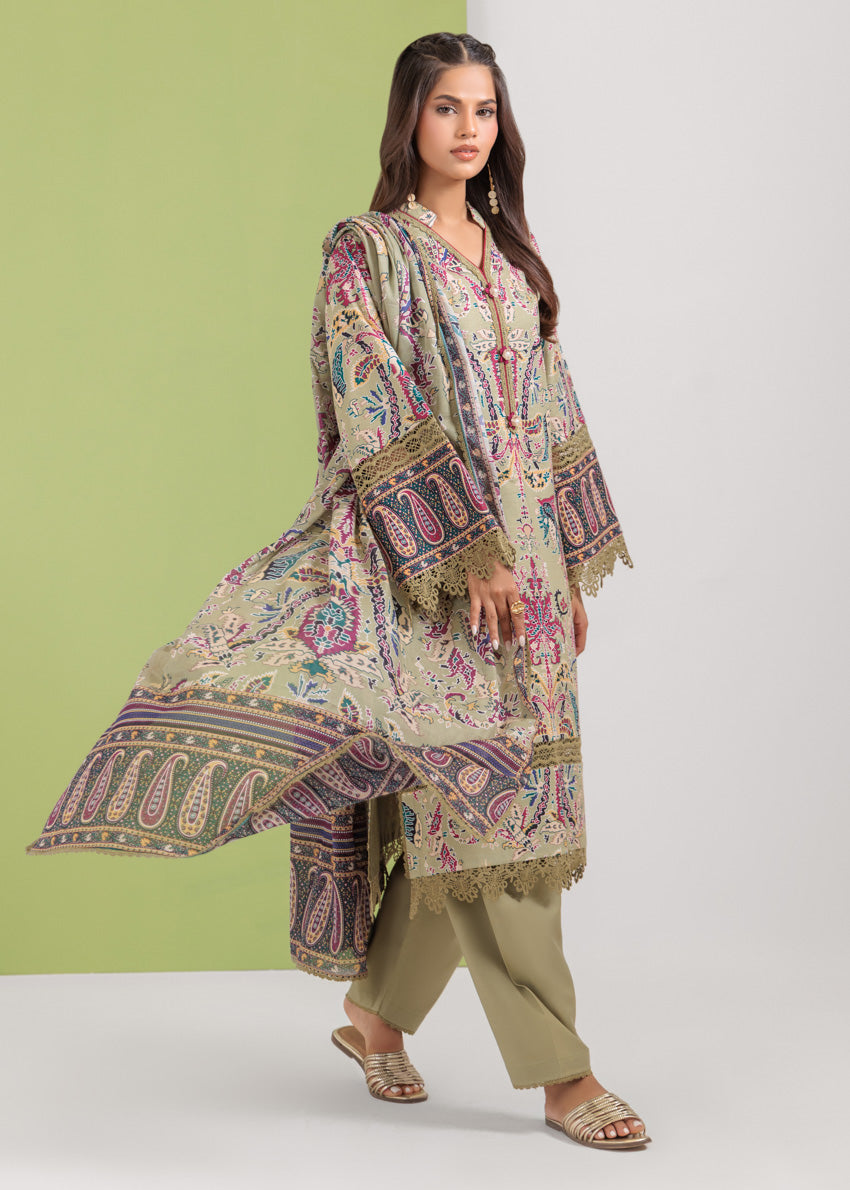Bonanza Satrangi Unstitched Aztec Paisley - 3 Pc (WU3PPBS25LIUN58)