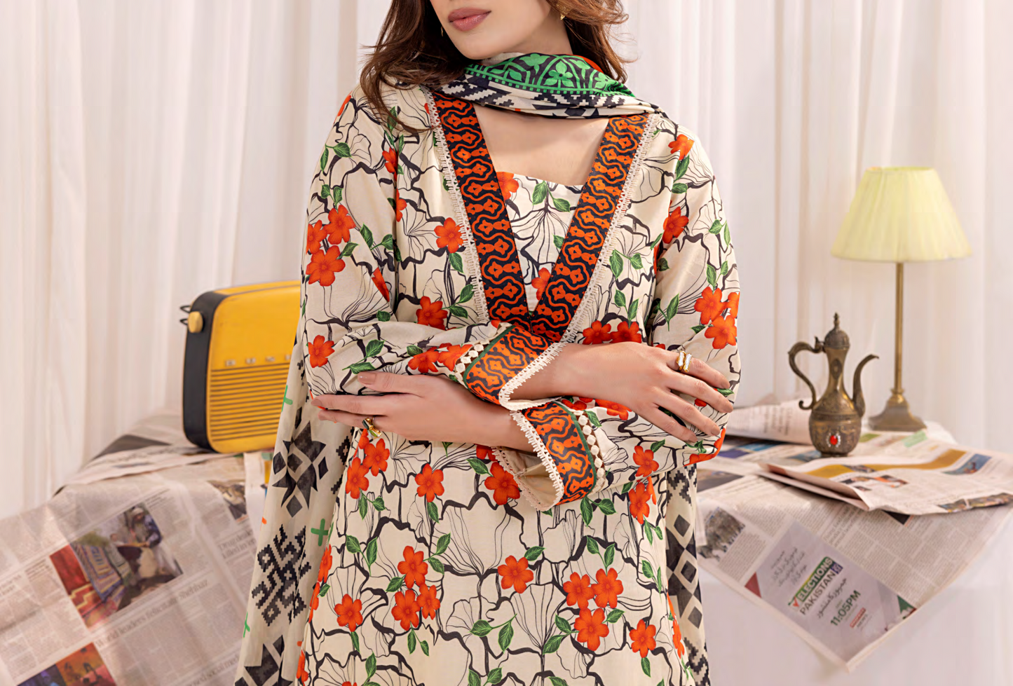 Salitex Eshaal Unstitched Lawn 3 Pieces Vol II 🔥❤️