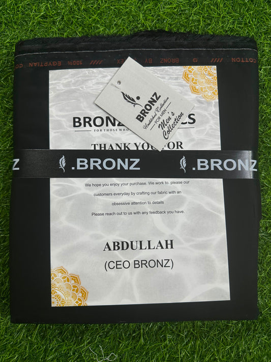 BRONZ BLACK COTTON COLLECTION
