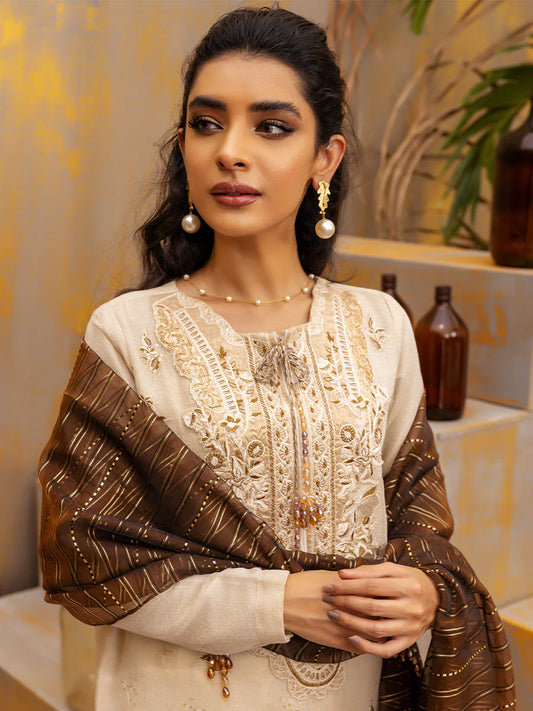 Salitex fancy Base with Zari Orgnaza dupatta 3P WK-01148UT