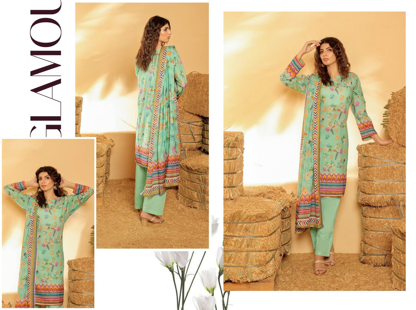 Iris Lawn 3Pcs Unstitched Collection