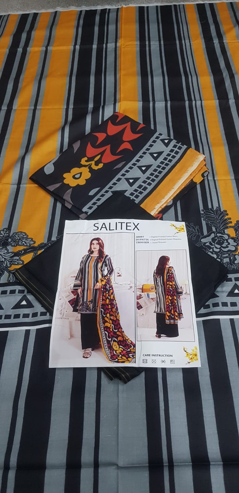 Salitex Unstitched Lawn 3P 🔥