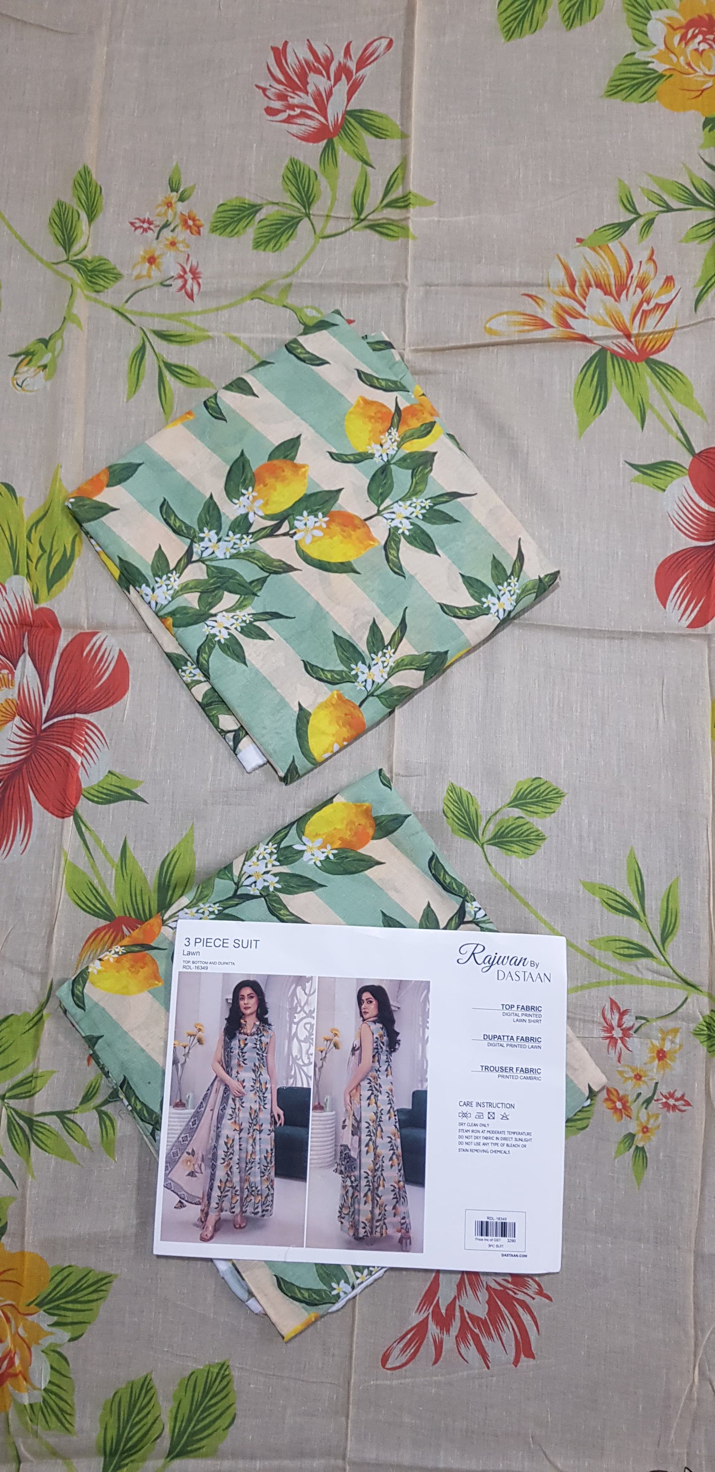 Rajwan by DASTAAN Lawn Unstitched Lawn 100% Original Lawn 3 Pieces ❤️🔥