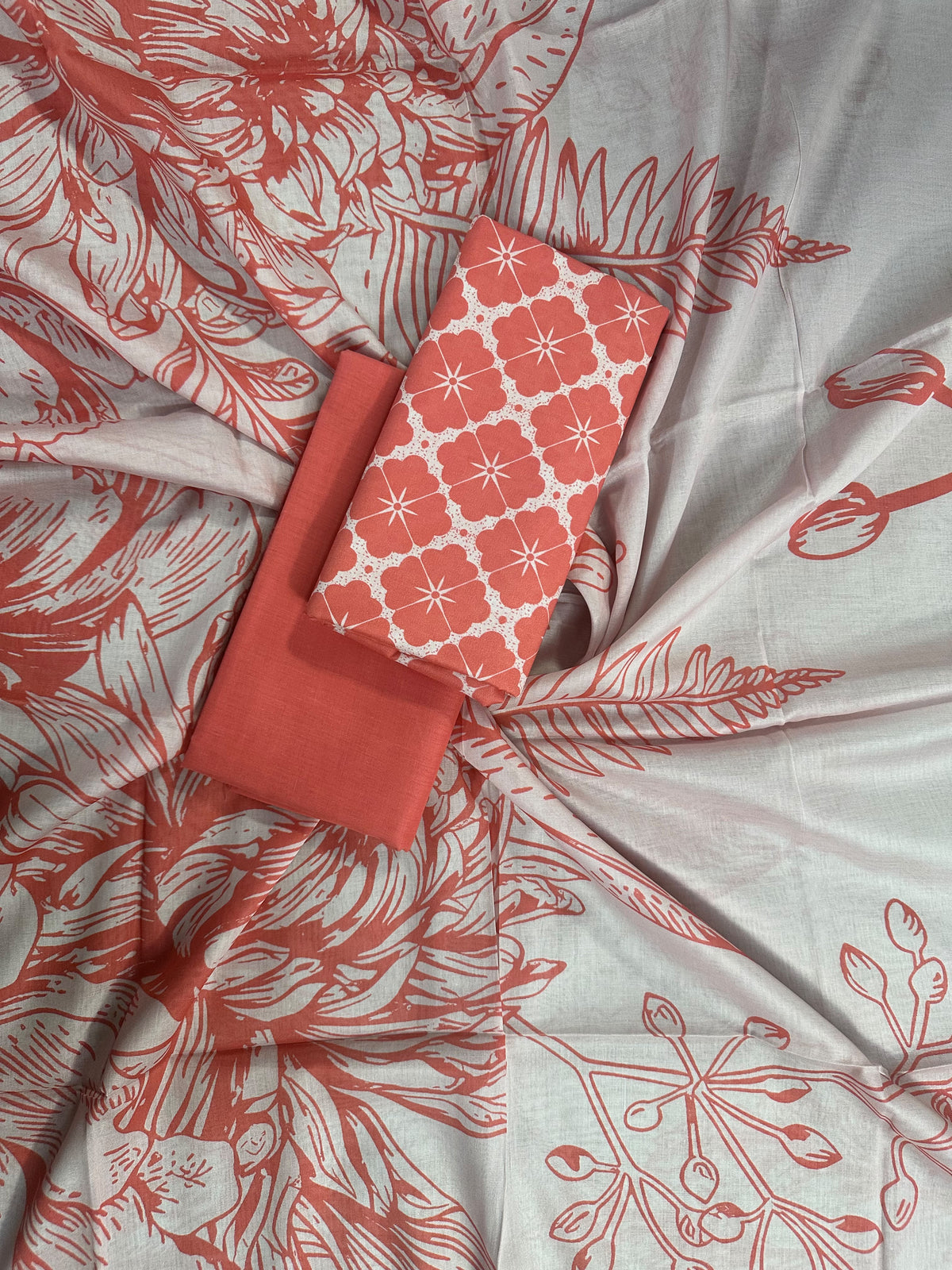 ZAMAN PINK PRINTED 3PCS