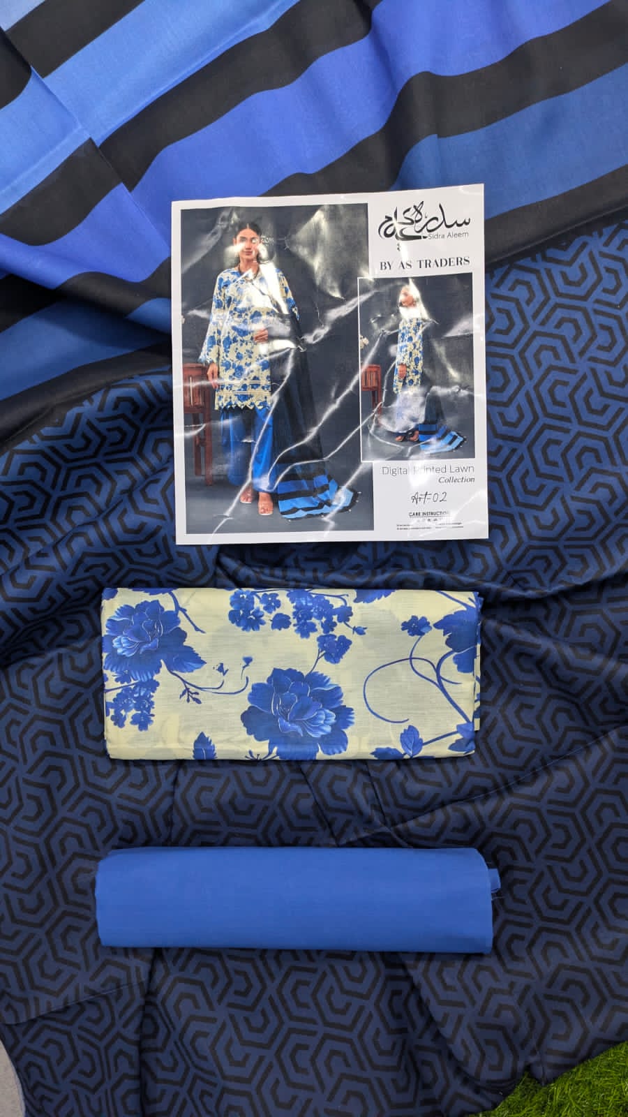 Sidra Aleem Digital Printed Unstitched Lawn Collection Art - 02
