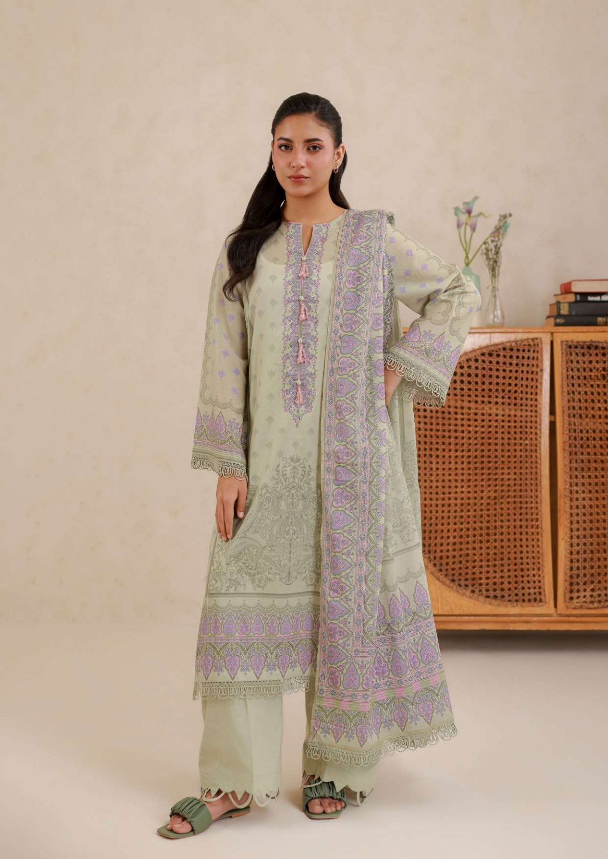 ZELLBURY Unstitched Lawn Collection 2026 Design # WUS26X30875