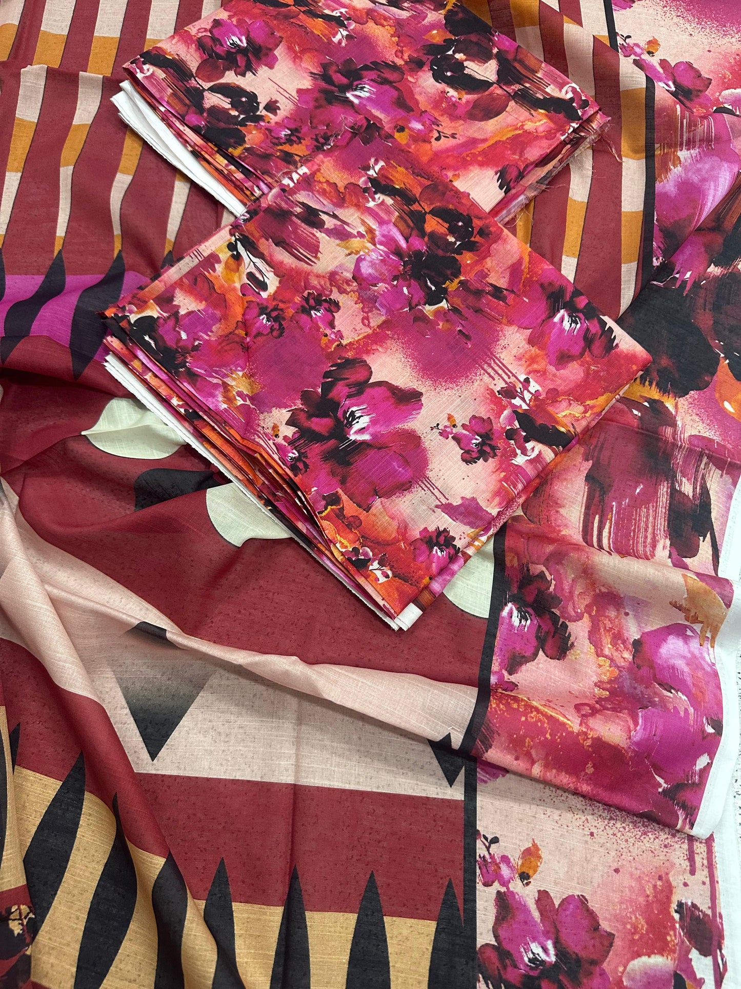 Ego Doria Lawn Unstitched AllOver 3Pcs ππ