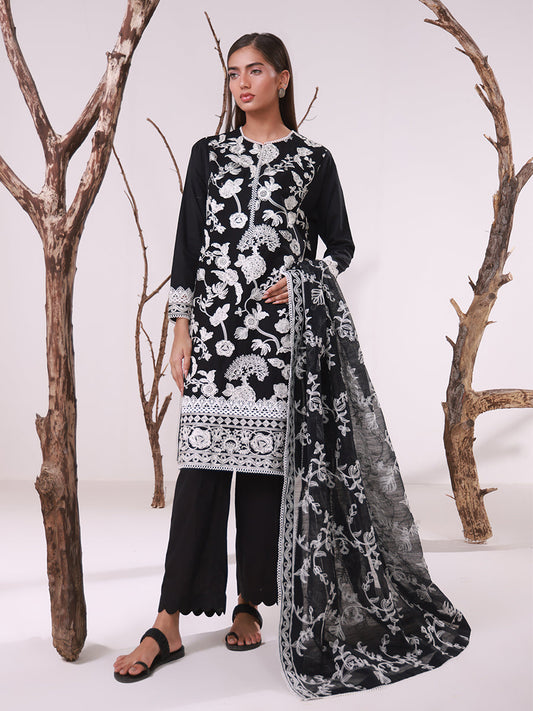 SALITEX MONOCHROME EMBROIDERED LAWN SUIT ๐ค