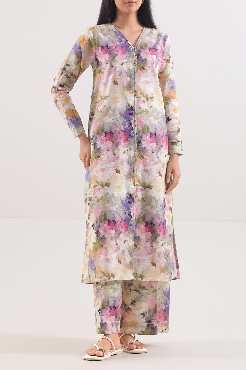 SAYA 100% ORIGINAL Unstitched Cotton Khaddar 2 Piece ๐ฅโค๏ธ