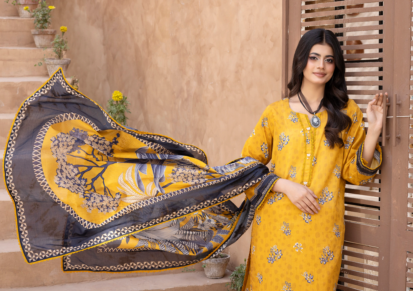 🌿✨ REGALIA TEXTILE – LAWN KARANDI DIGITAL PRINTED COLLECTION 2026 ✨🌿 Design #5