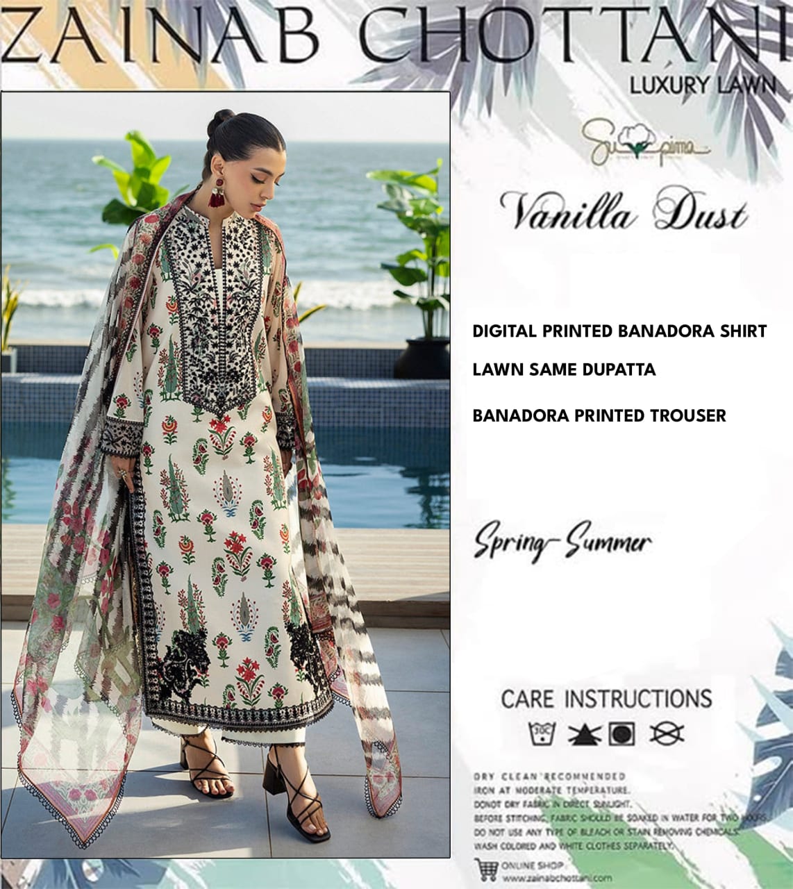 Zainab Chottani Banadora Unstitched 3Pπ₯