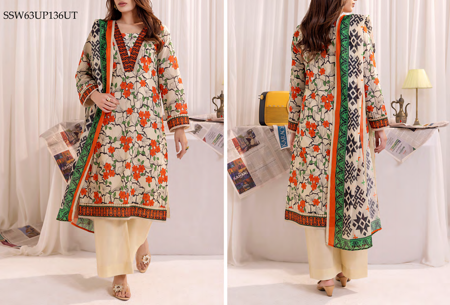 Salitex Eshaal Unstitched Lawn 3 Pieces Vol II 🔥❤️