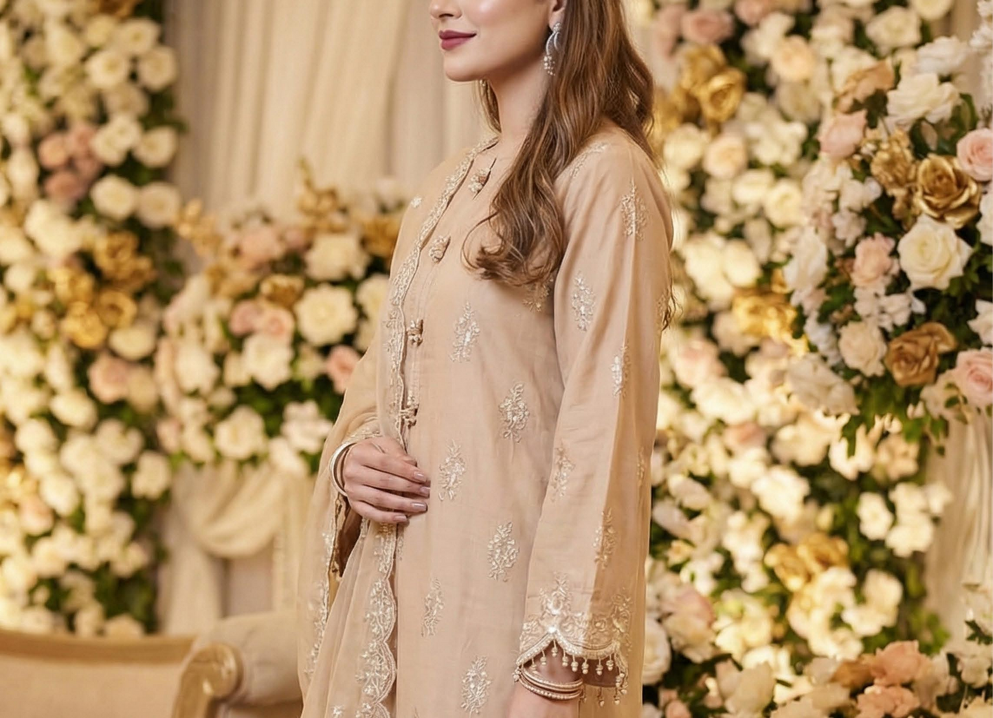 LUXURY PREMIUM Laser Embroidered Lawn Unstitched Collection 2026 Design# SSW6U3P271UT