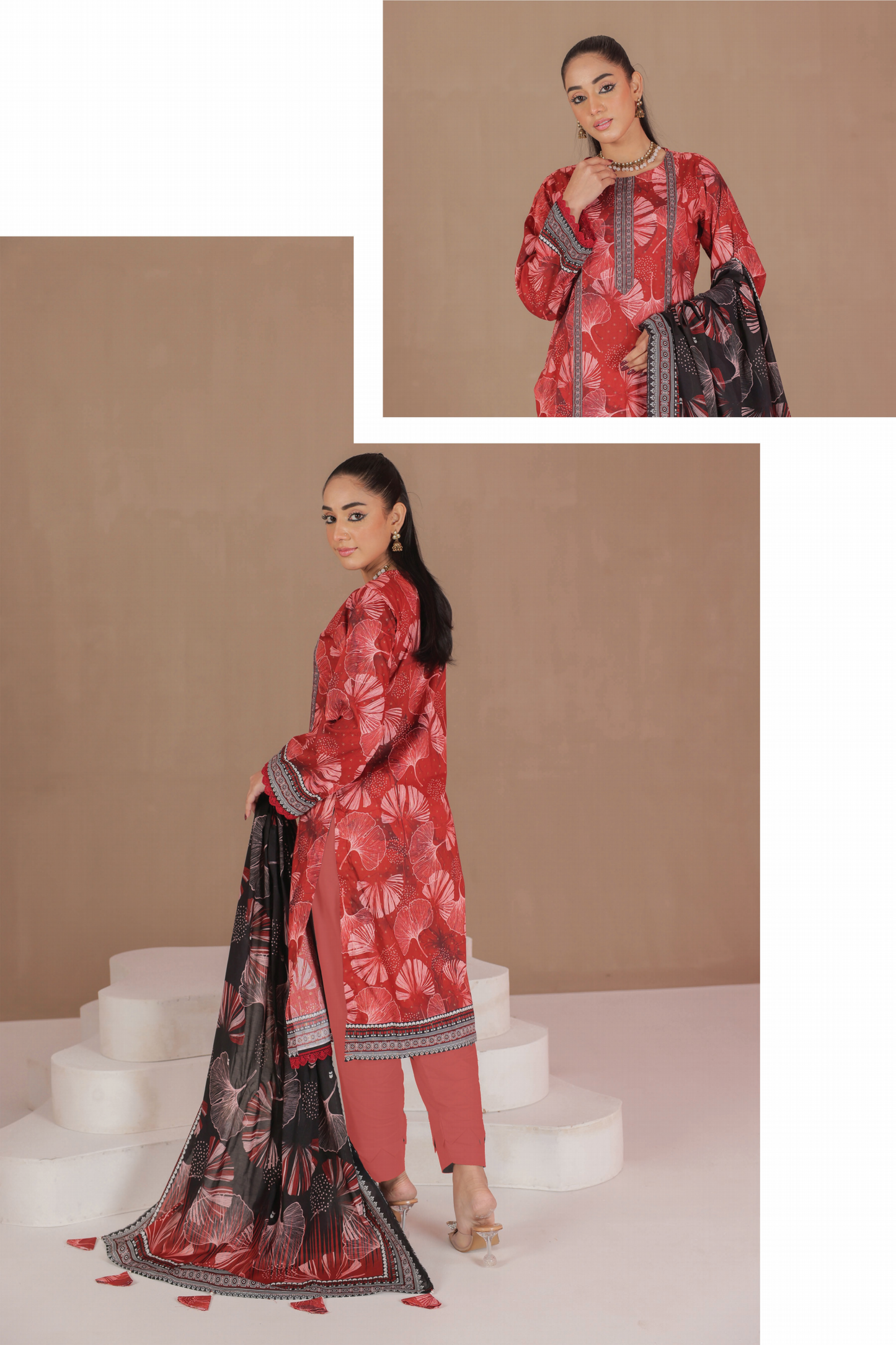 Flat 50% Off Lamisah Jade Broshia Jacquard 100% Original Lawn Unstitched in Wholesale 🥳💯✅