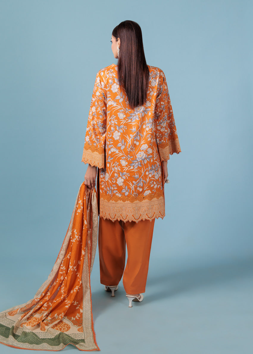 Bonanza Satrangi Unstitched Blossoms - 3 Pc (WU3PPBS25LIUN95) 🔥🥰