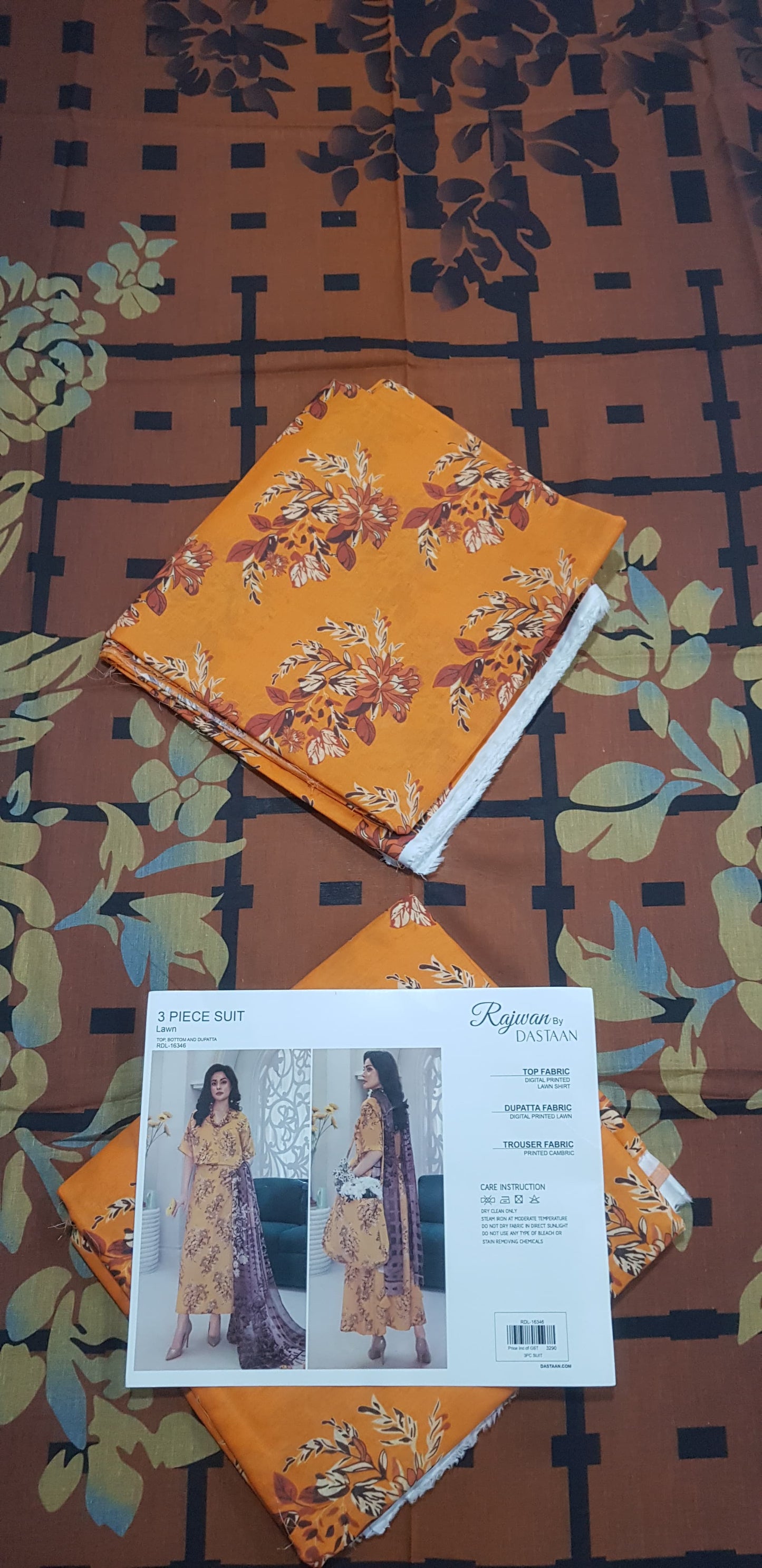 Rajwan by DASTAAN Lawn Unstitched Lawn 100% Original Lawn 3 Pieces ❤️🔥
