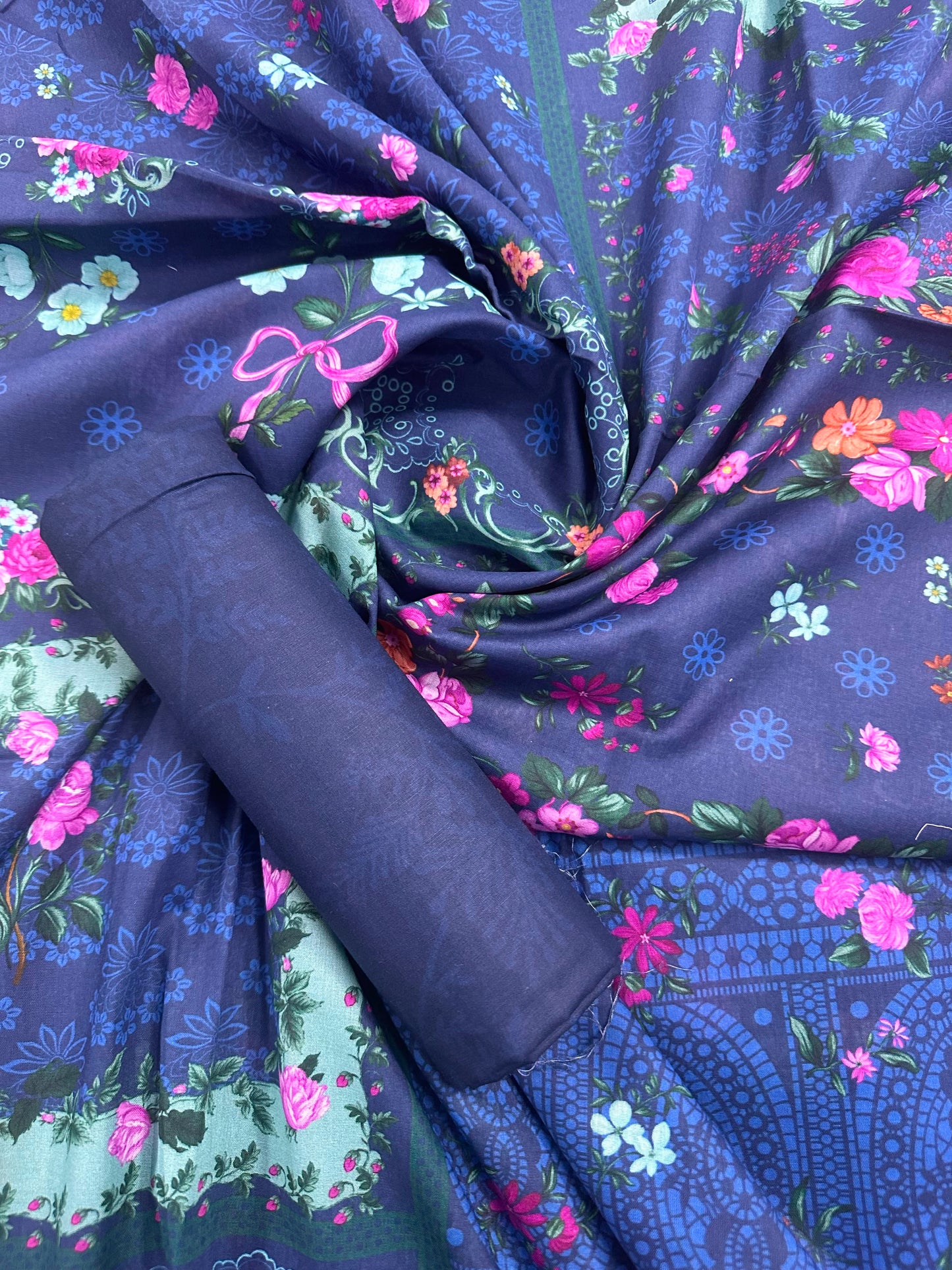 Mix Brand Navy-Pink 2PCs S+T