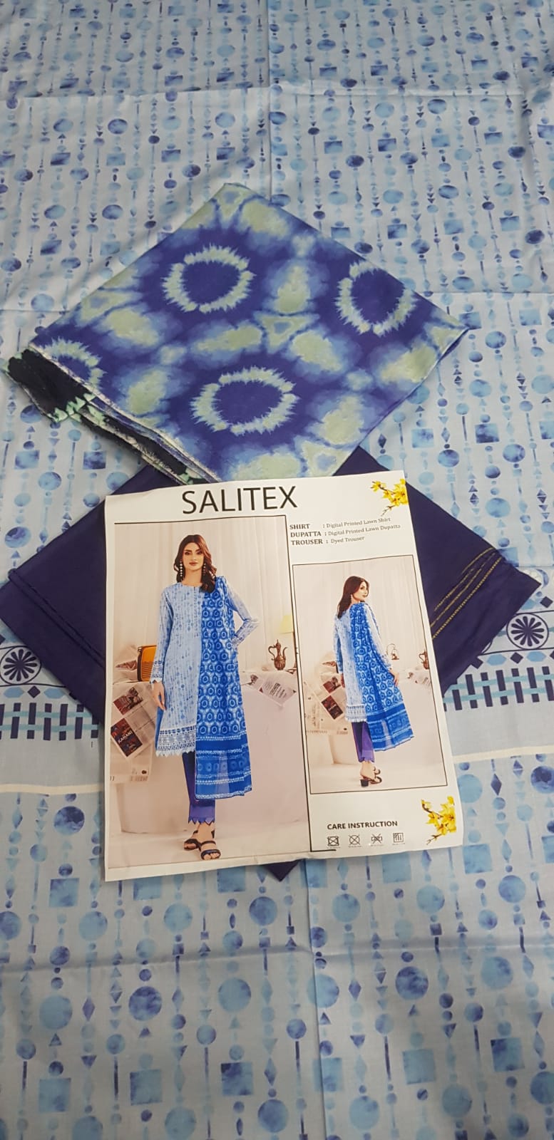 Salitex Unstitched Lawn 3P 🔥