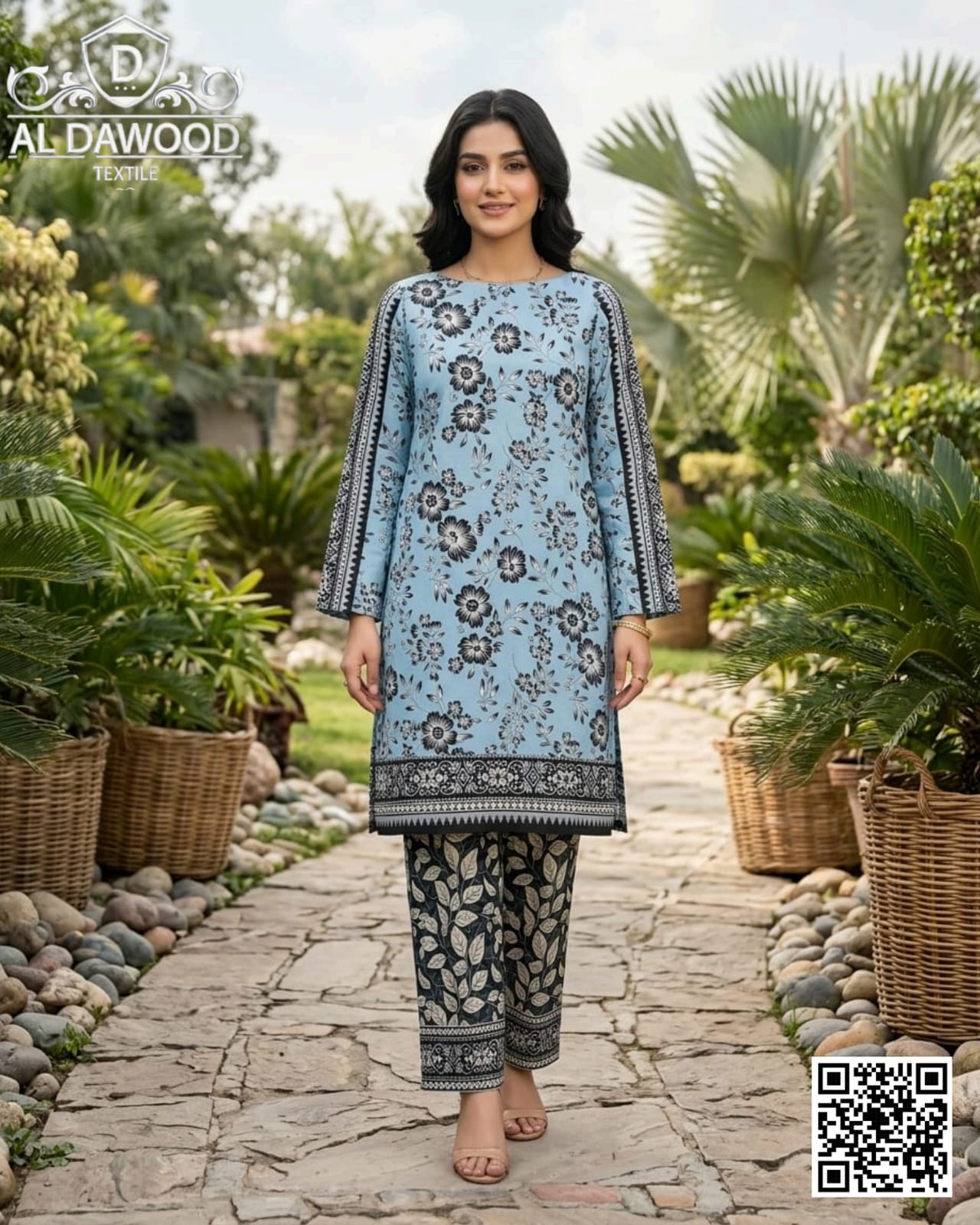 Al Dawood Design # 06 Textile (S+T) Unstitched Printed Collection