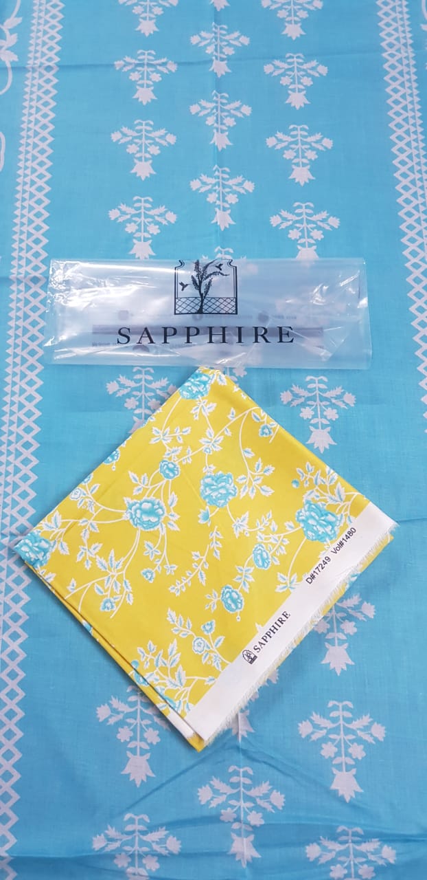 Sapphire Shirt Dupatta Lawn 2Pcs π₯