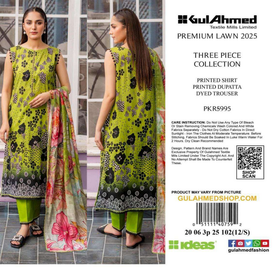 GulAhmed Lawn Unstitched 3 Pieces ππ₯β¨