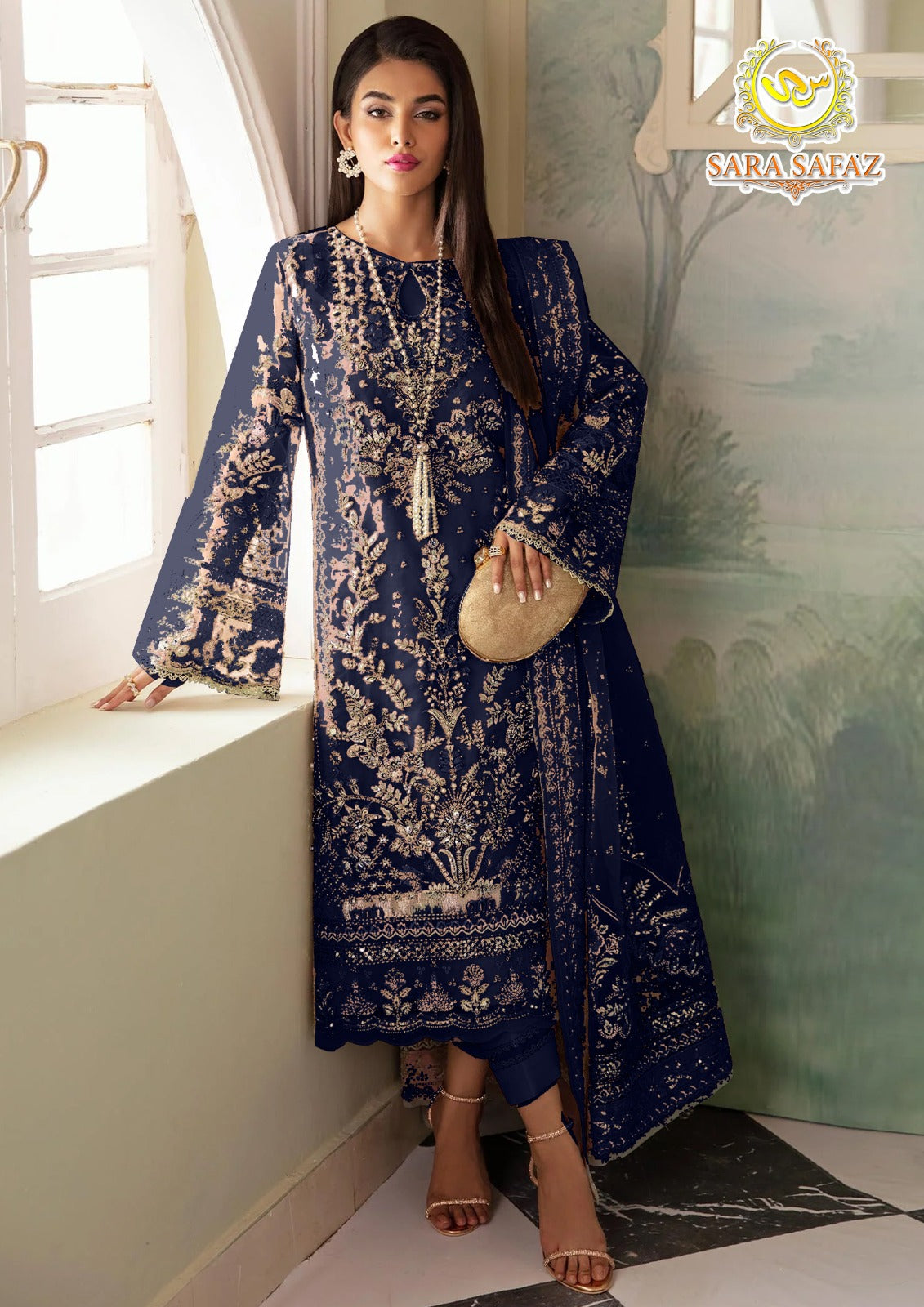 Unstitched Luxury Embroidered Fancy CHIKENKARI 3 Piece in Wholesale Price โ
๐ฏ