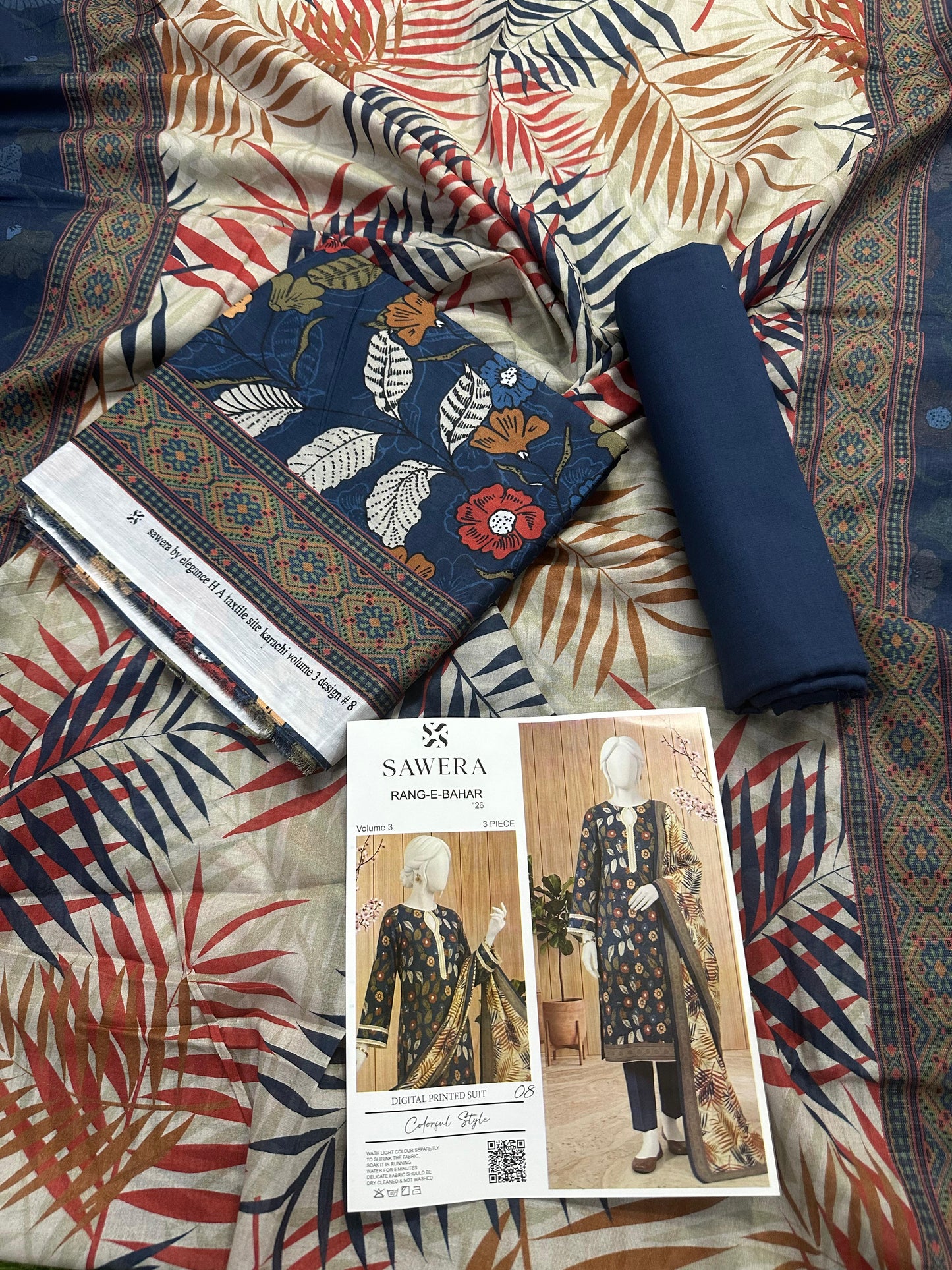 SAWERA β RANG-E-BAHAR (Vol-3) 3-PIECE UNSTITCHED COLLECTION