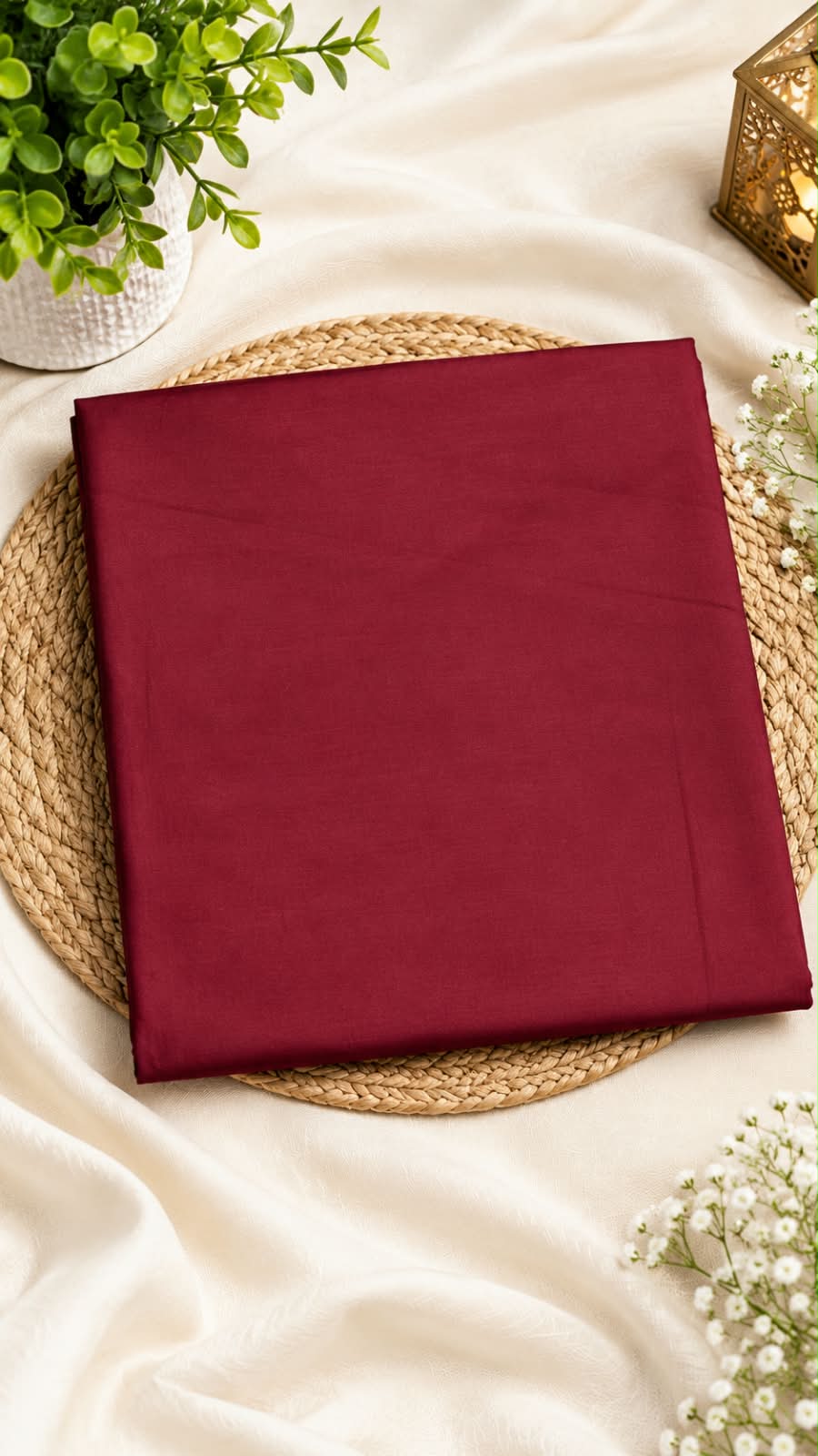 Airjet Dyed Maroon Trouser 3 Meters