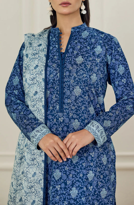 β¨ORIENT 100% ORIGINAL Unstitched Lawn 3 Pieceβ¨ Design #OTL-25-509