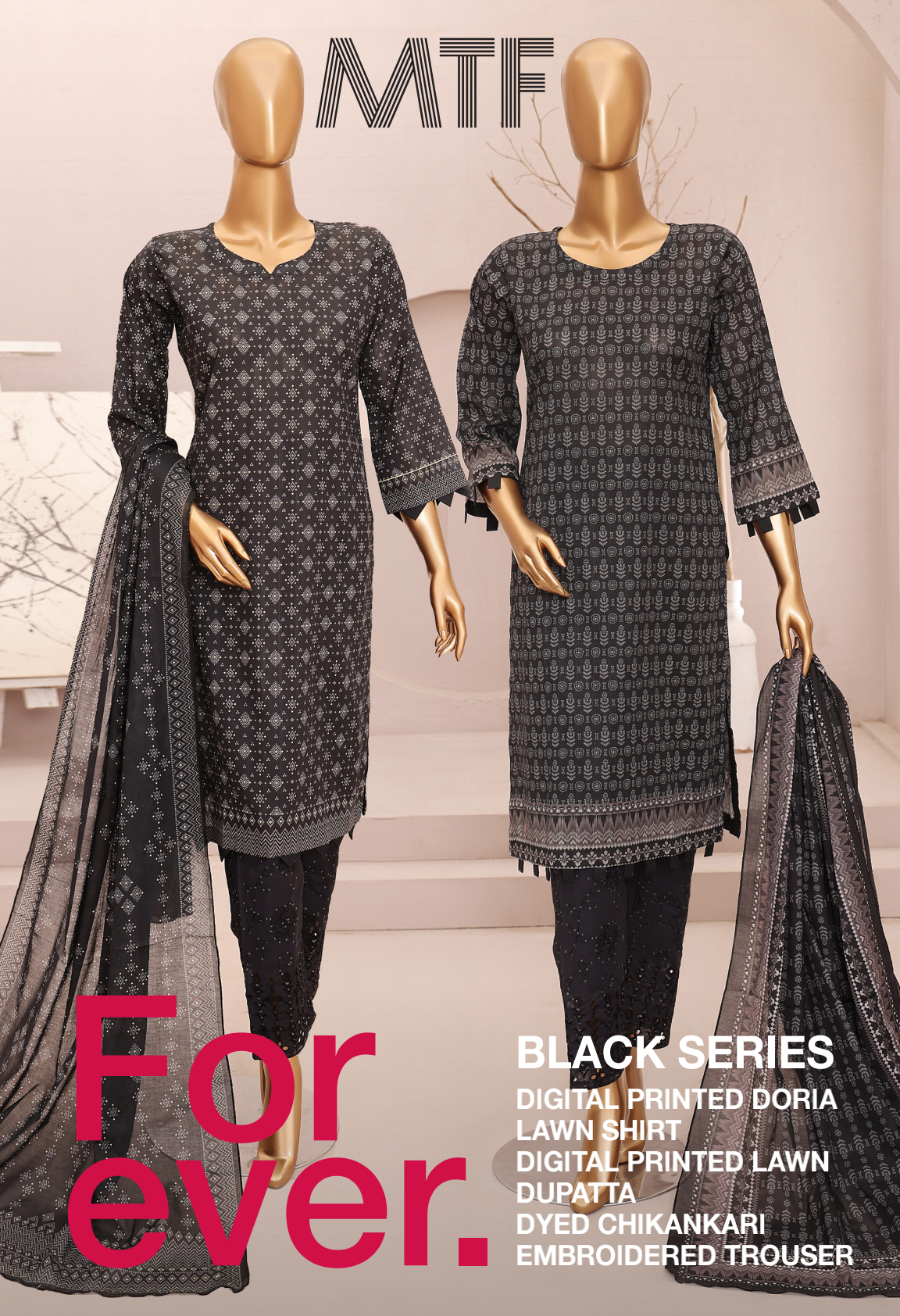 MTF FOREVER 100% ORIGINAL CHIKENKARI TROUSER 3PCS ππΌβ€οΈ