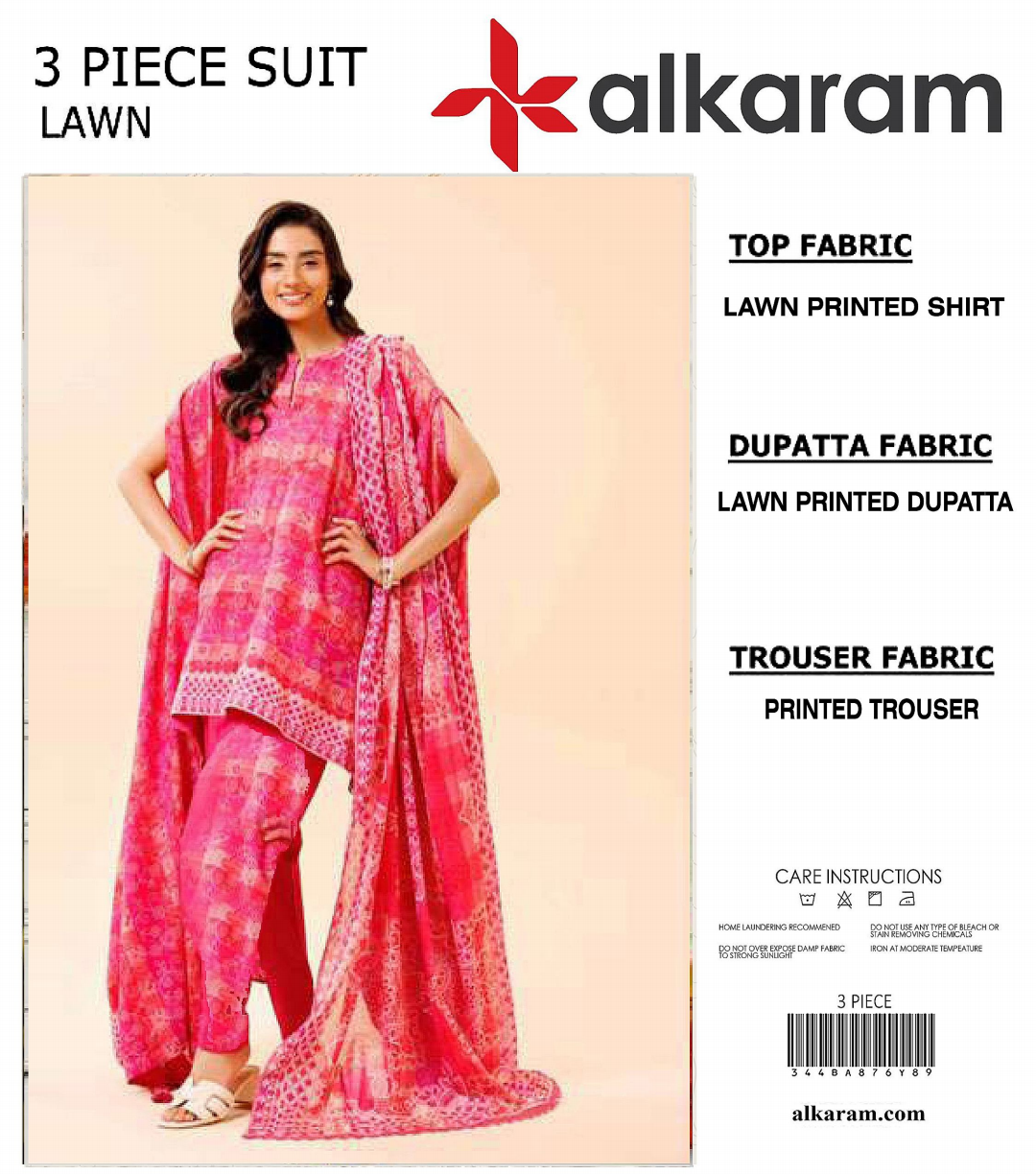 Alkaram Unstitched Lawn 3 Pieces in Wholesale Price π₯β€οΈ