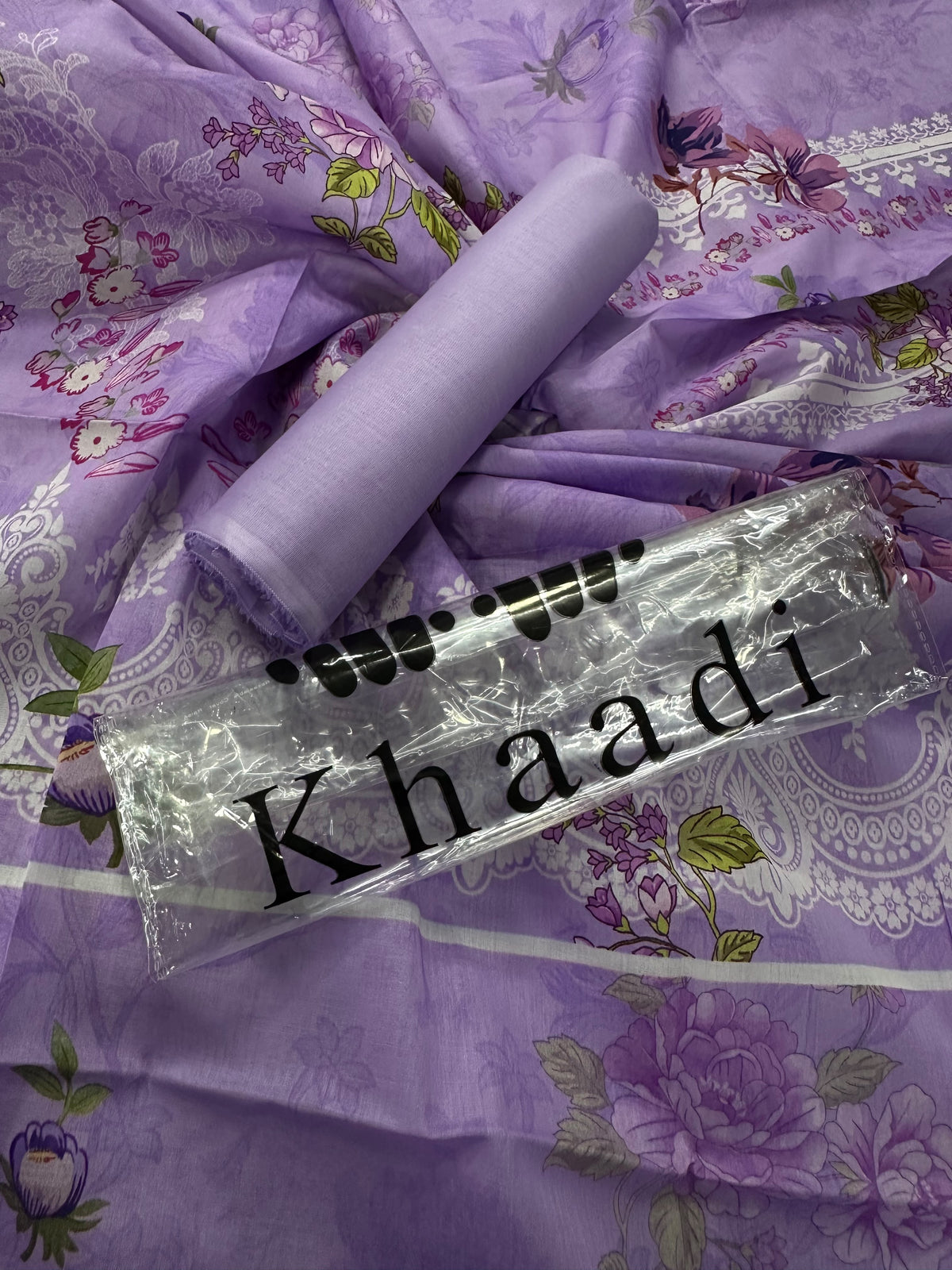 Khaadi lavender Printed 2Pcs