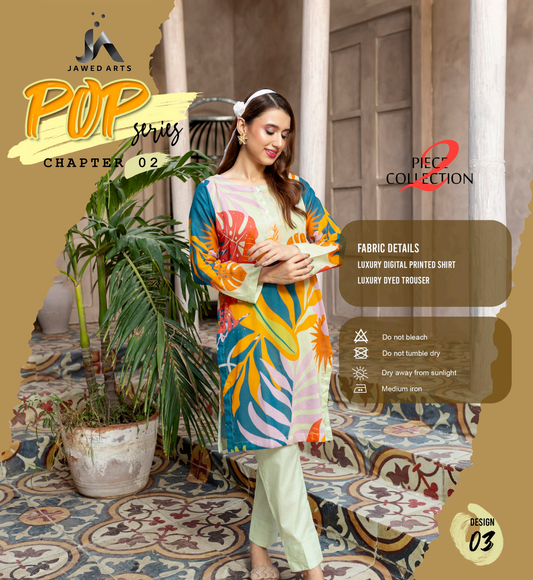 POP (S+T) Series Collection By Jawed Arts®️ Chapter #02 Design No: 3