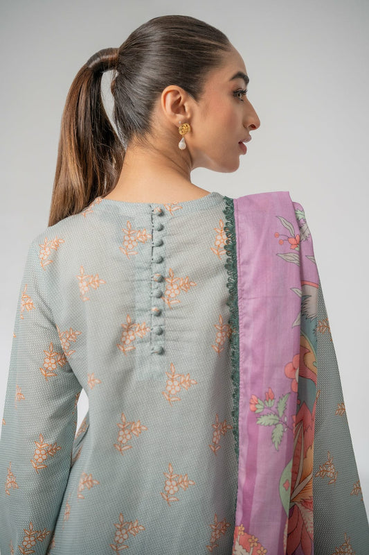 100% Original Lawn Shirt Piece Unstitched Digital Printed ๐๐งก