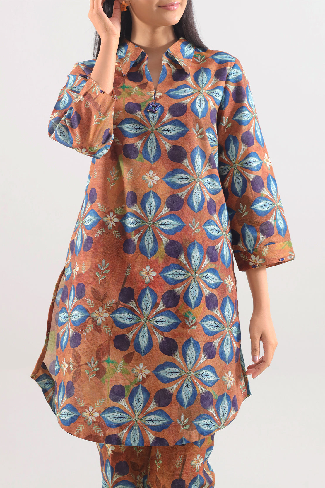SAYA 100% ORIGINAL Unstitched Cotton Khaddar 2 Piece ๐ฅโค๏ธ