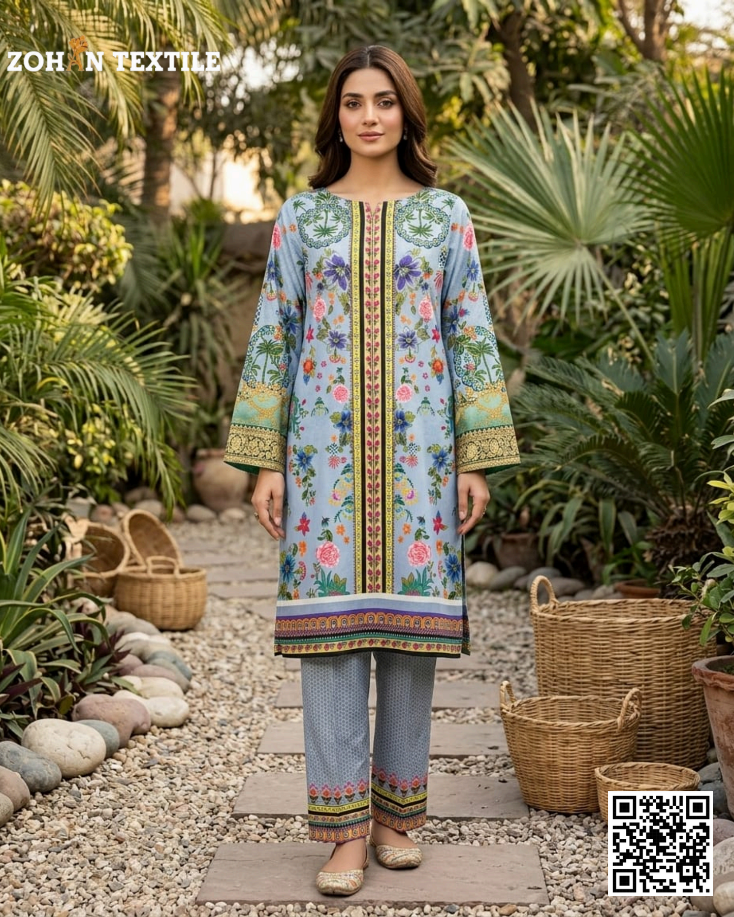Zohan Textile Design No: 03 (S+T) Printed Collection