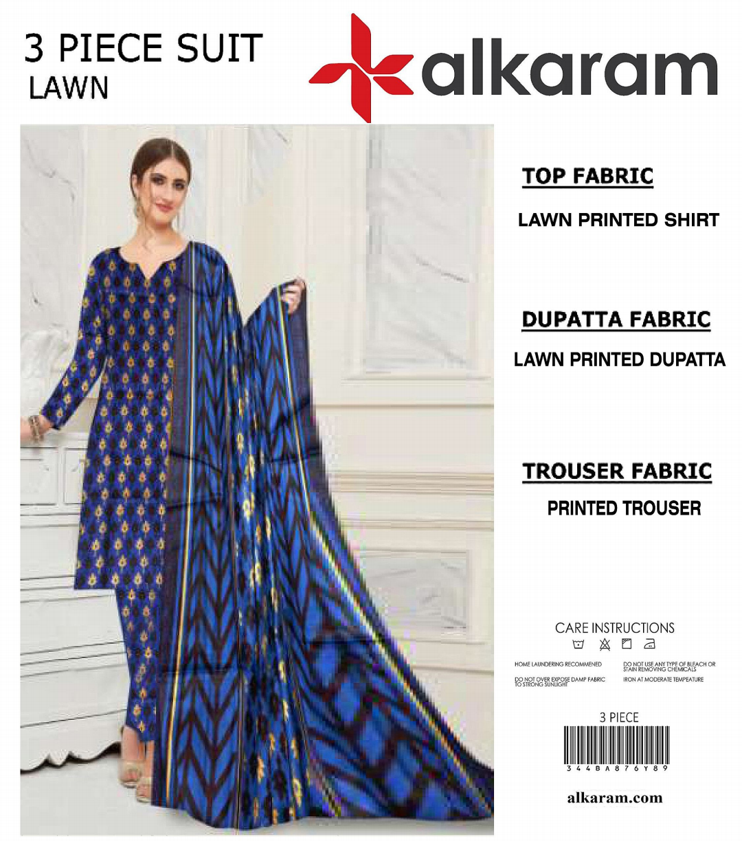 Alkaram Unstitched Lawn 3 Pieces in Wholesale Price π₯β€οΈ